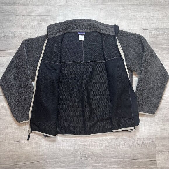 Patagonia Mens Large Retro-X Cardigan Deep Pile Fleece Jacket Full Zip Gray - Picture 8 of 9